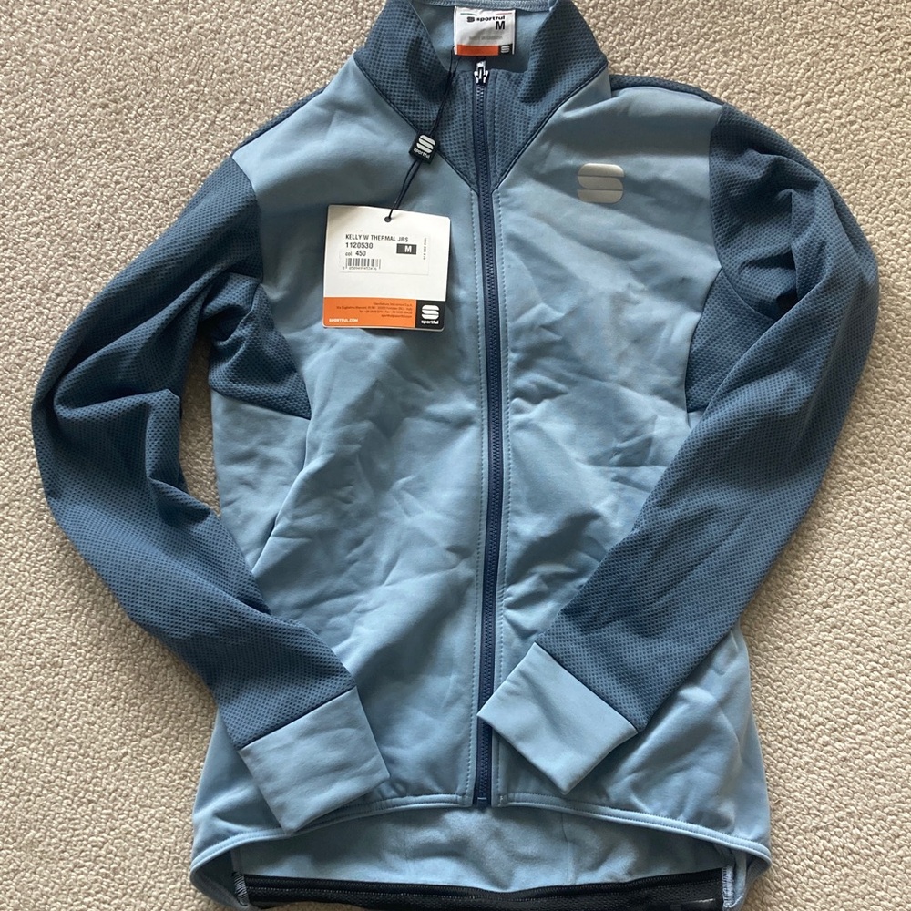 Spiteful light Blue Full-Zip Cycling Jacket